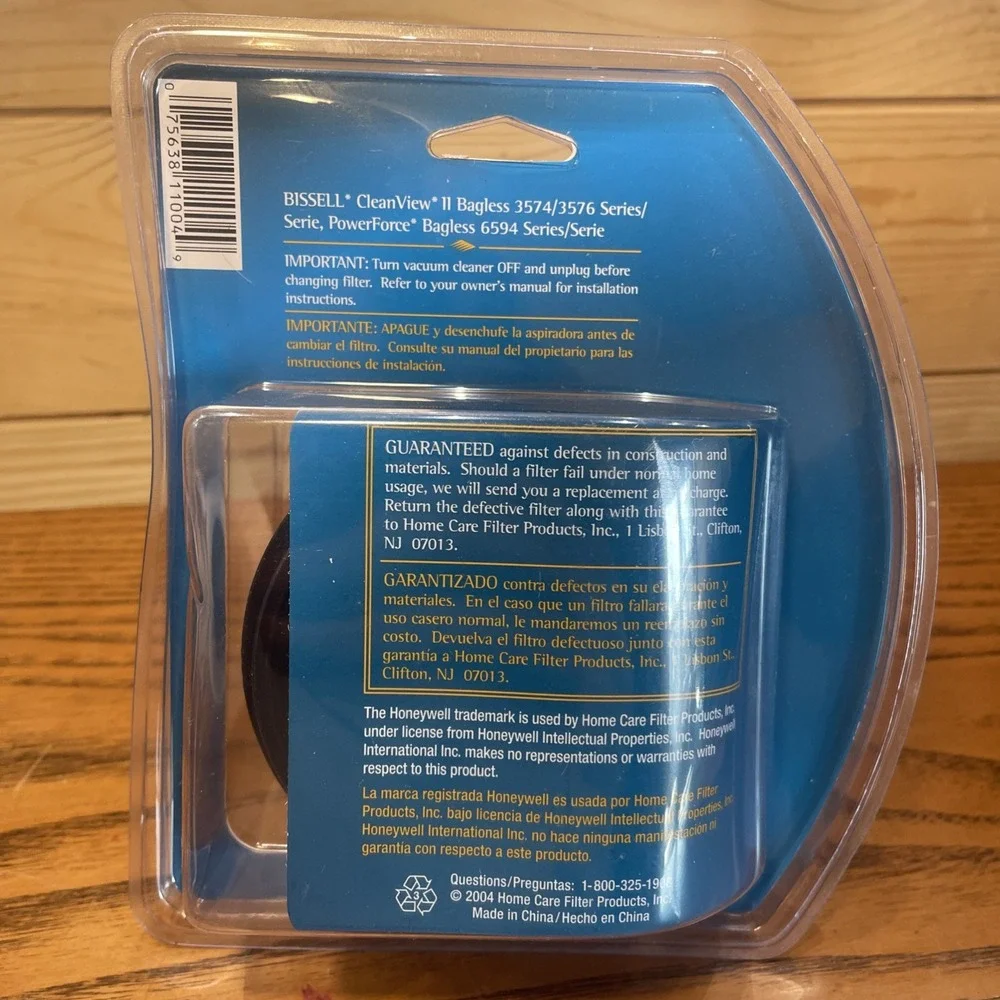 VACUUM BISSELL 9 & 10 INNER FILTER BAGLESS CLEANVIEW 3574/3576 POWERFORCE 6594
